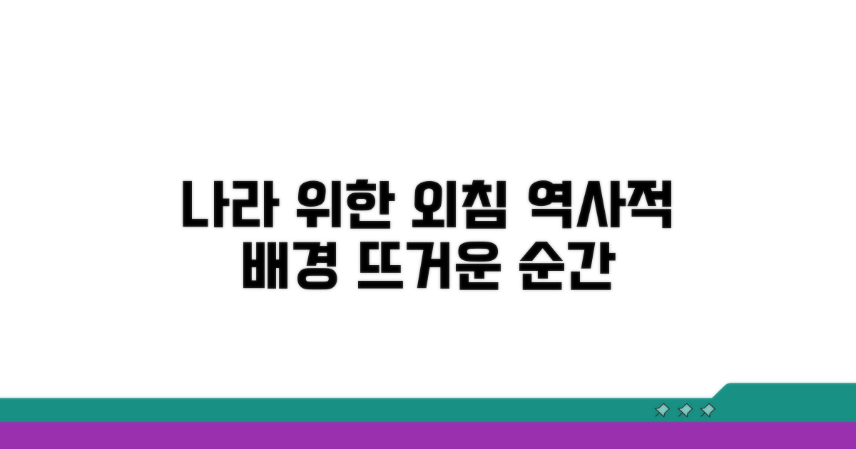 나라를 위한 뜨거운 외침, 역사적 배경