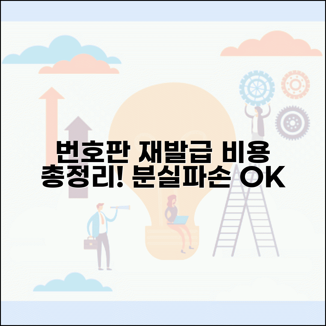 번호판 교체 비용 자동차 오토바이 | 분실 파손 번호판 재발급 수수료 총정리
