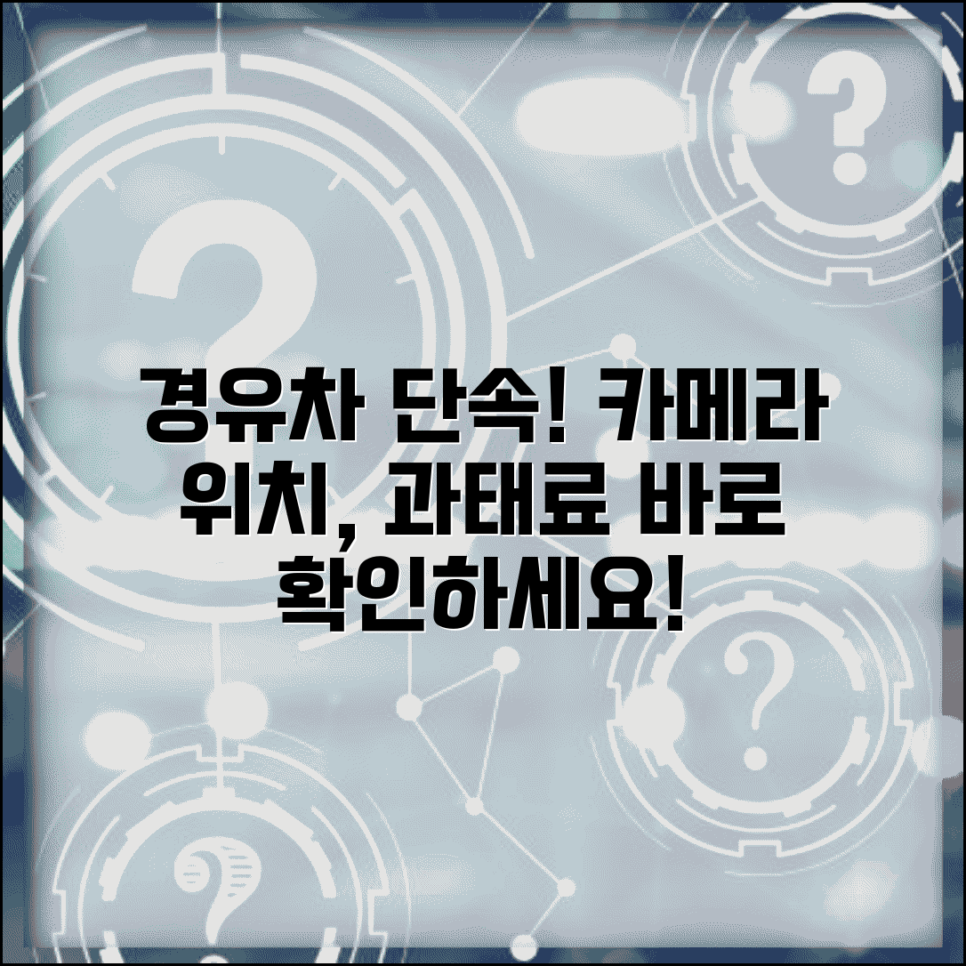 노후경유차 단속카메라 | 단속 위치 | 과태료 부과 기준