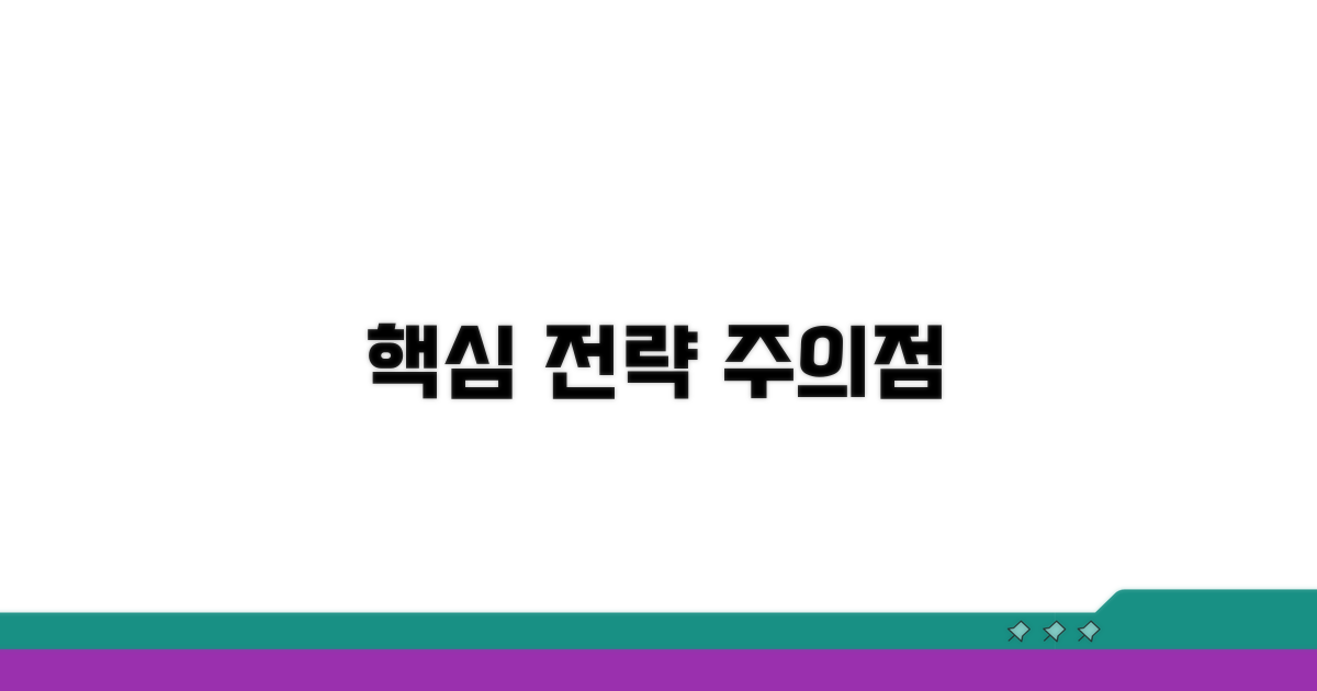 주의사항과 성공 전략 분석