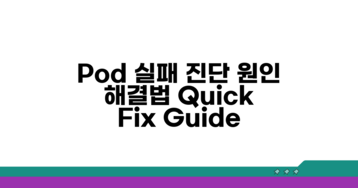 Pod 실패 원인과 핵심 진단