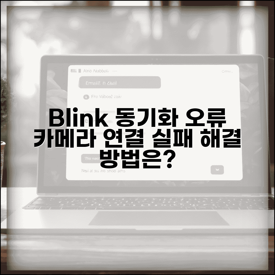 Blink 카메라 동기화 오류 | 블링크 카메라 연결 실패