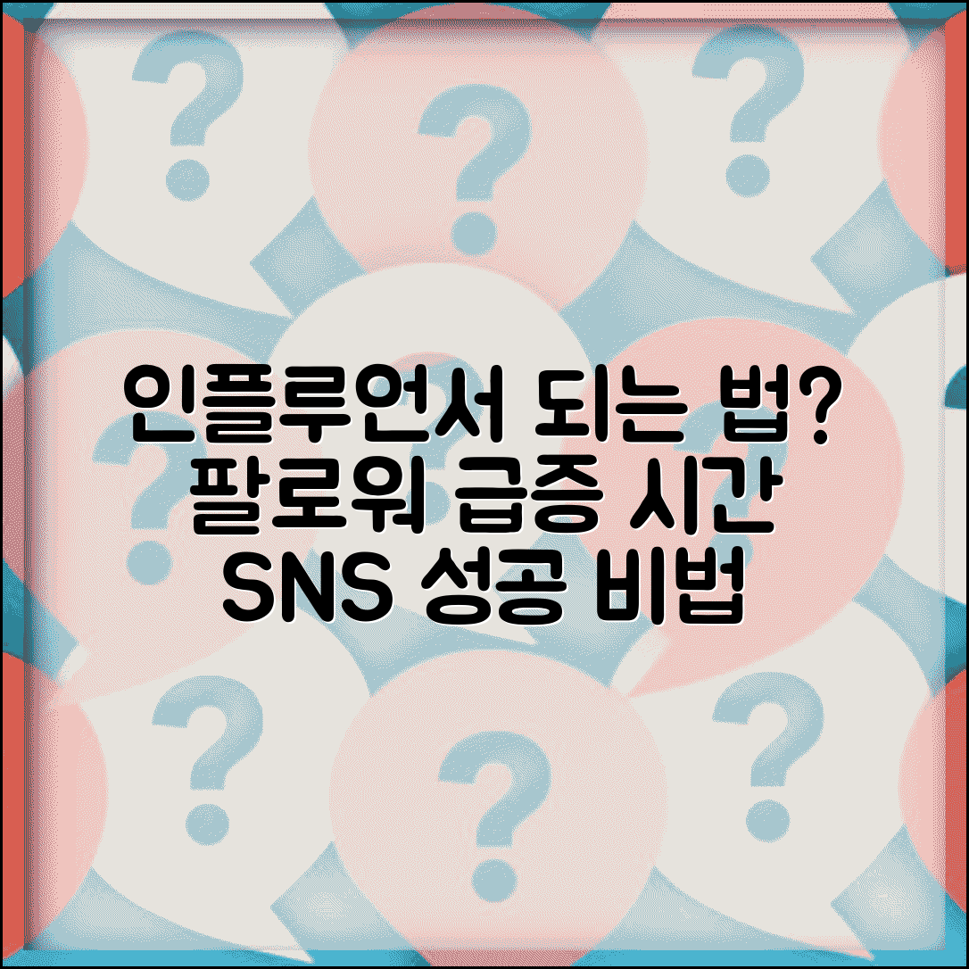 인플루언서 되는데 얼마나 걸리는지 | SNS 팔로워 늘리기 소요 시간