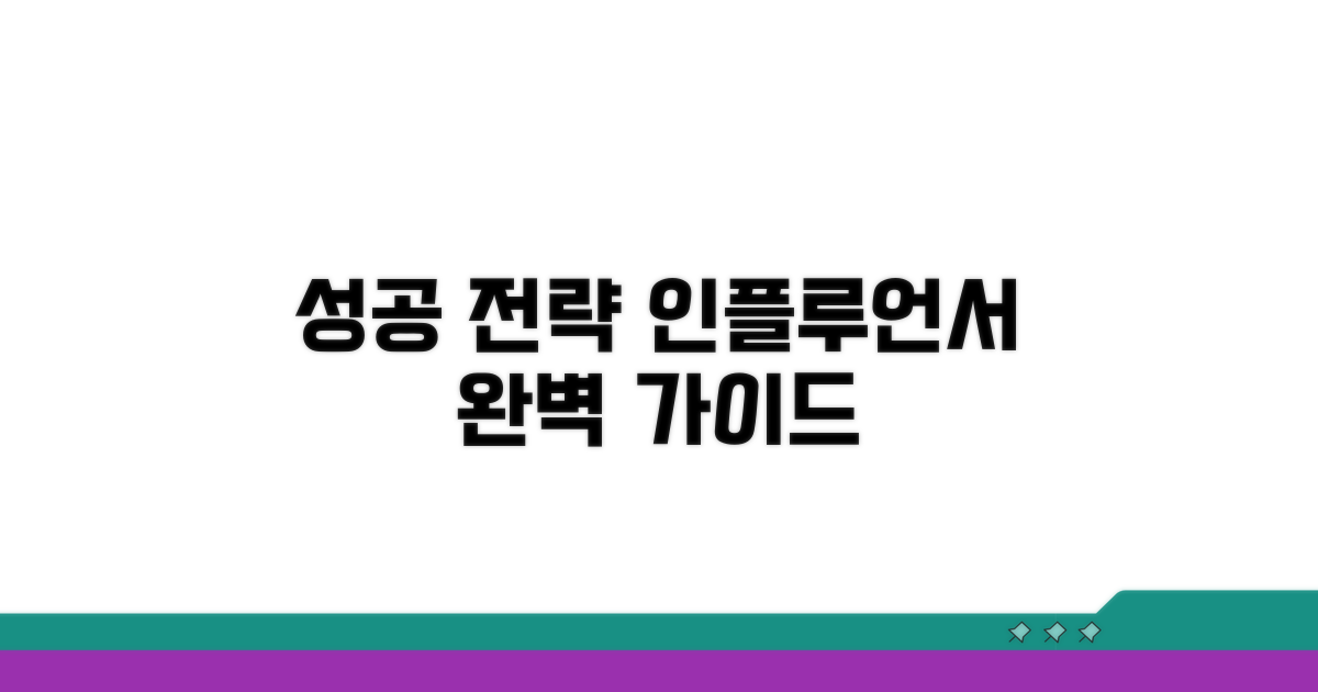 유지 관리: 성공적인 인플루언서 전략
