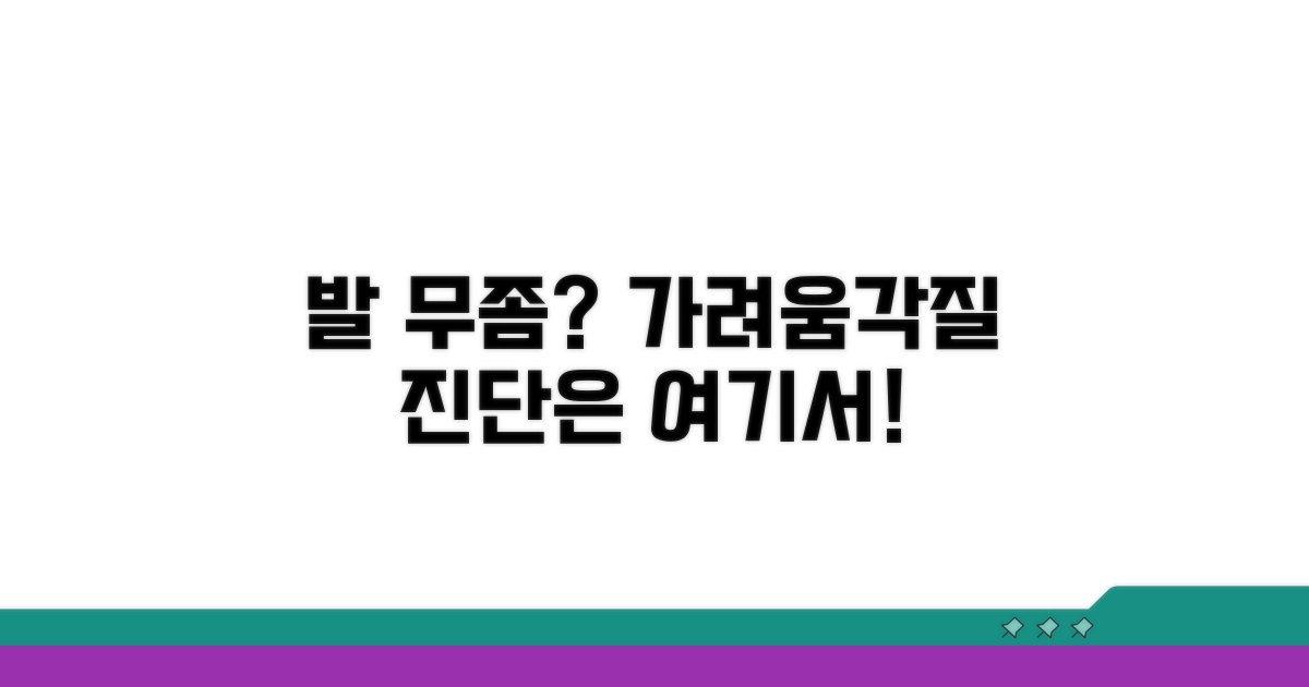 가려움, 각질 동반하는 무좀 증상 파악