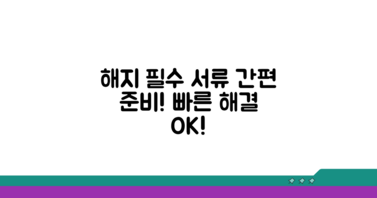 해지 신청 시 꼭 필요한 서류