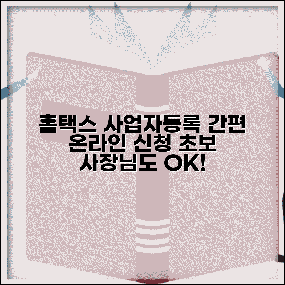 개인사업자 등록 온라인 신청 | 홈택스 개인사업자 등록 방법