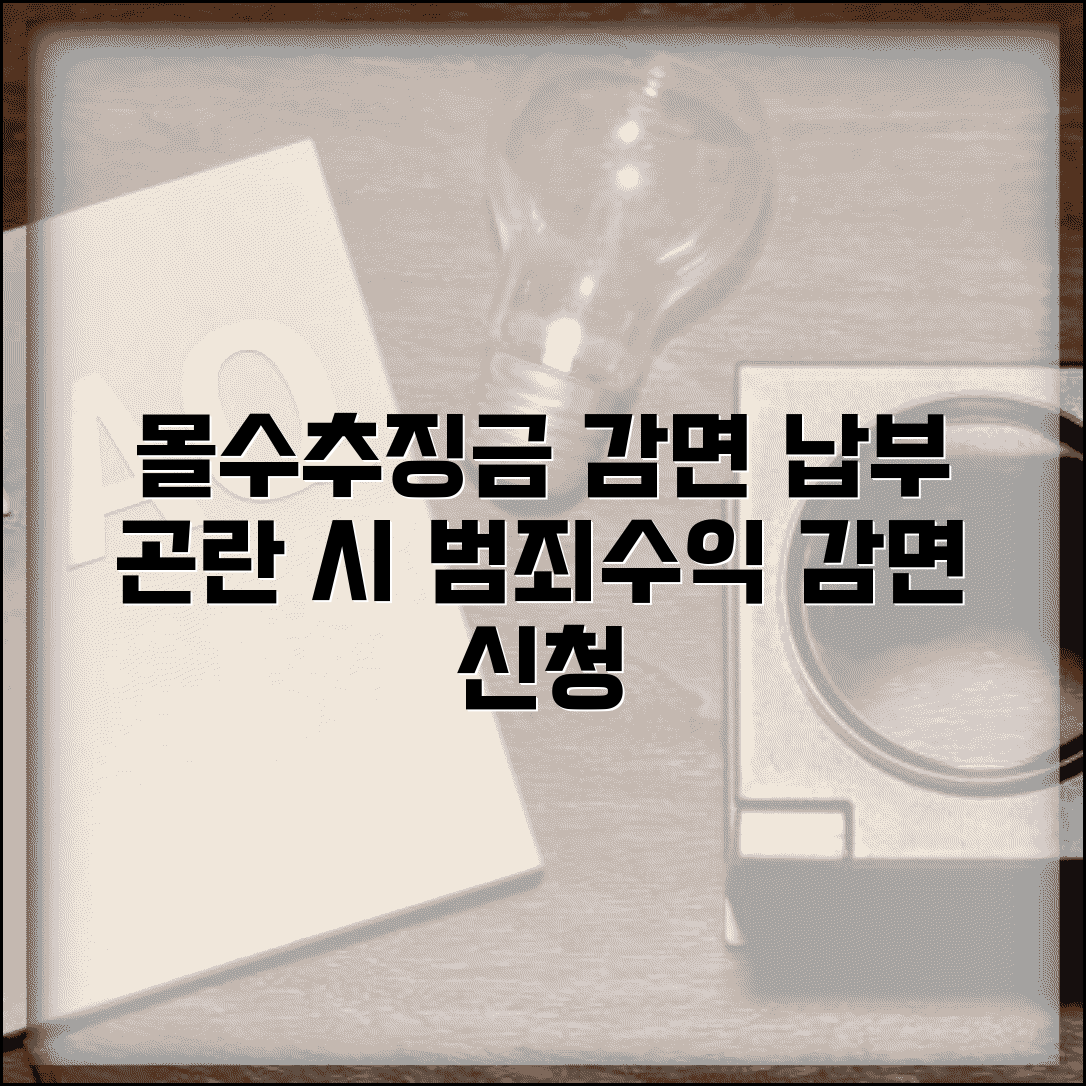 몰수추징금 감면 | 범죄수익 몰수 추징금 납부 곤란시 감면 신청