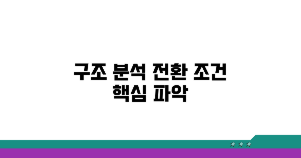 구조 분석과 전환 조건 파악