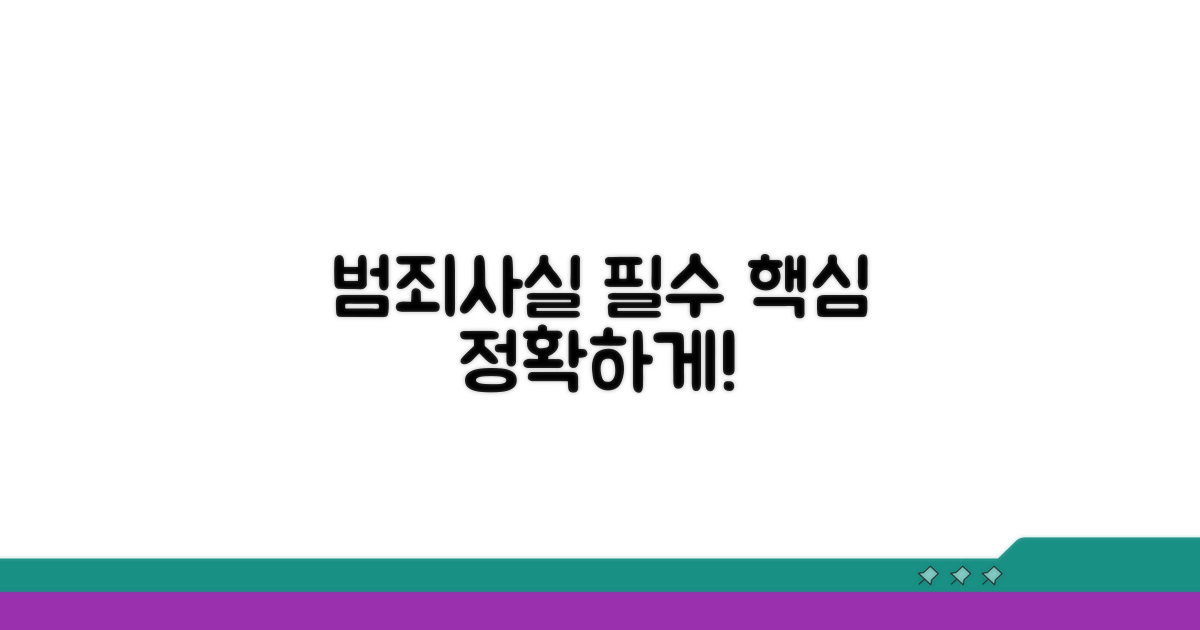 범죄사실 작성례, 핵심 파헤치기