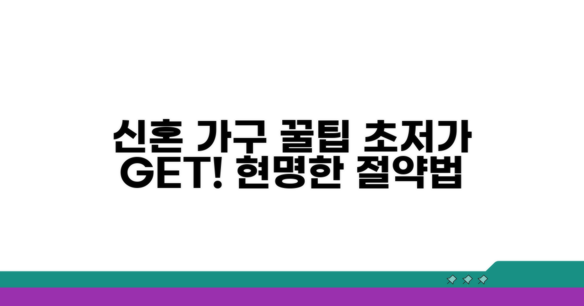 신혼 가구, 현명하게 비용 절약하는 꿀팁
