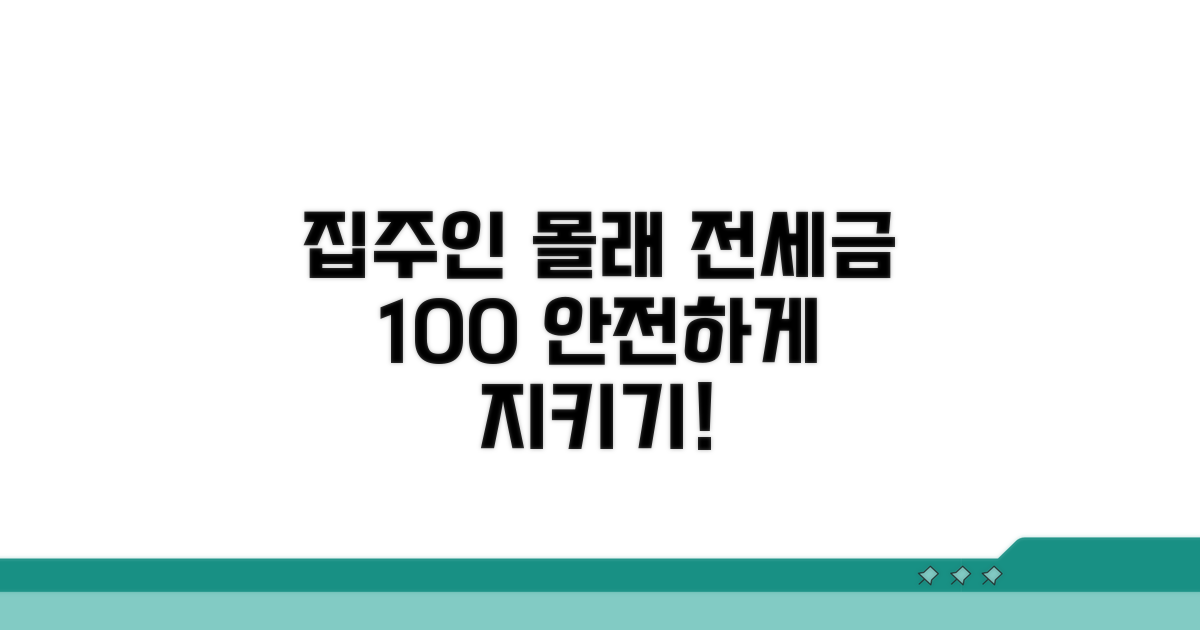 집주인 동의 없이 전세보증금 지키는 법