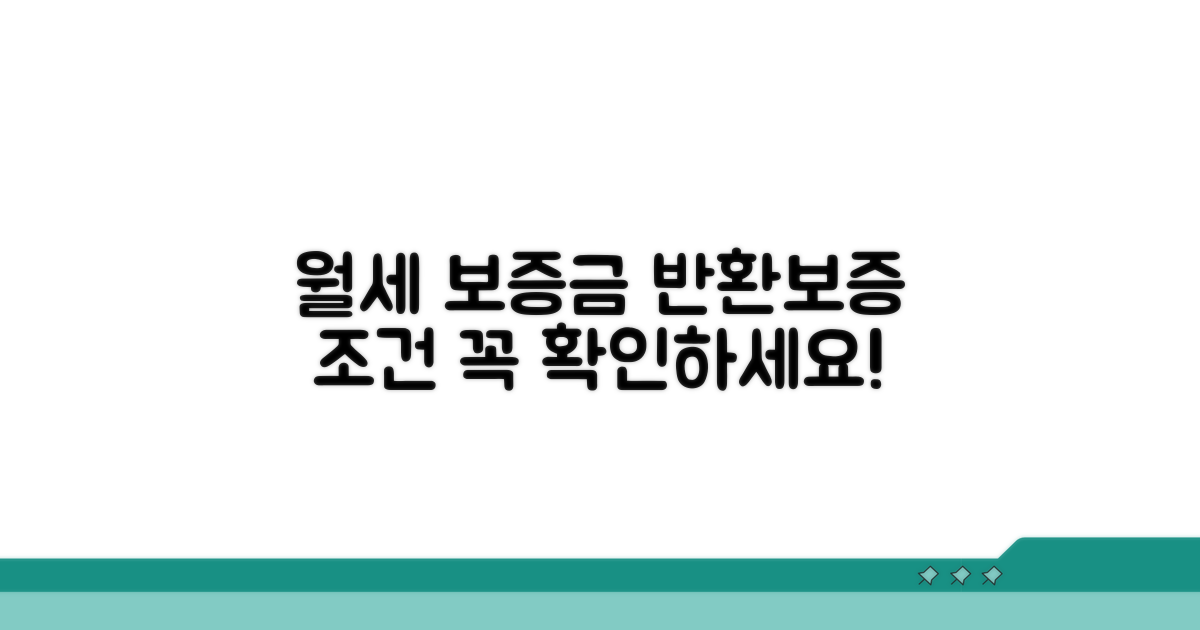 월세 보증금 반환보증 가입 조건