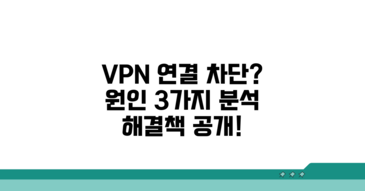 VPN 연결 차단 원인 분석