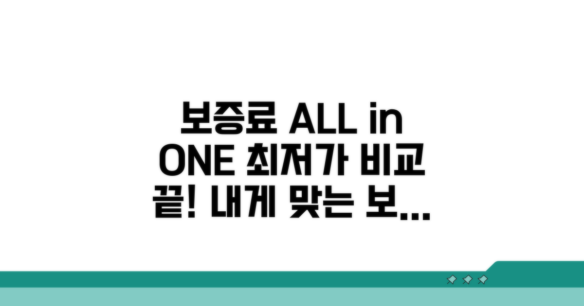 보증료 계산 및 최저가 비교